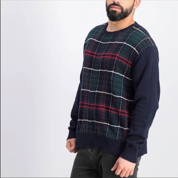 NWT Weatherproof Holiday Tartan Pullover Sweater M - Picture 2 of 6